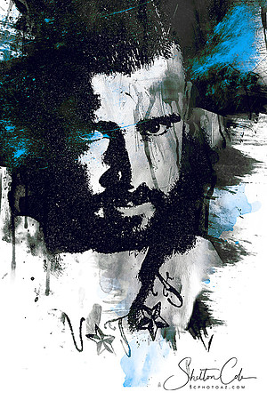 Splatter Canvas Photo Template